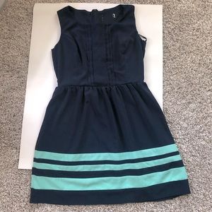 Navy blue cute dress size small